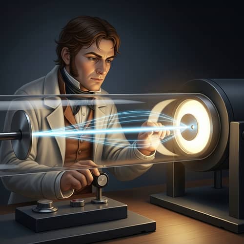 Dalton's Cathode Ray Experiment: Detailed Depiction