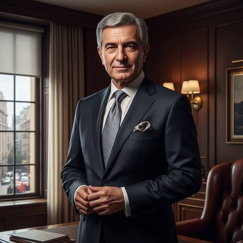 Stately Armenian Man in Business Suit