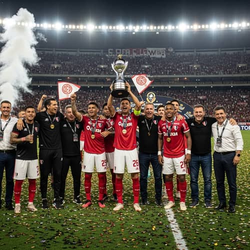 Junior de Barranquilla Champions of Libertadores Cup Celebration