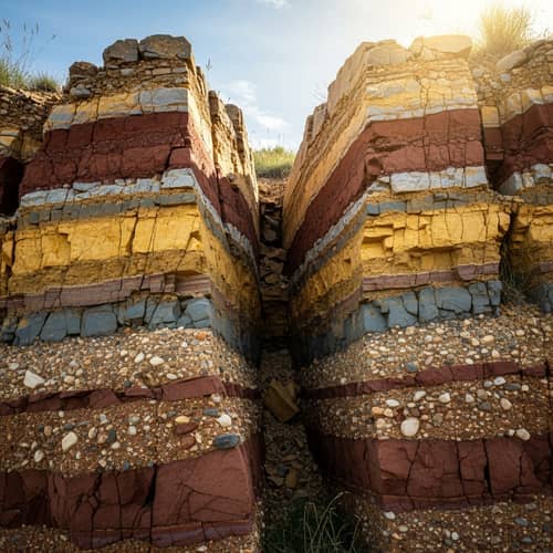 Geological Cleavage: Layers of Earth and Rock Formation