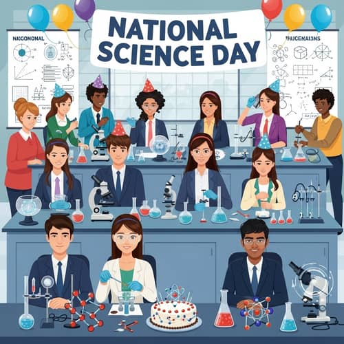 Celebrating National Science Day with Diverse Scholars in Lab