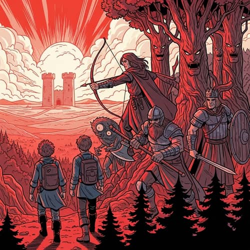 Epic Fantasy Book Cover Art | The Two Towers: Lord of the Rings