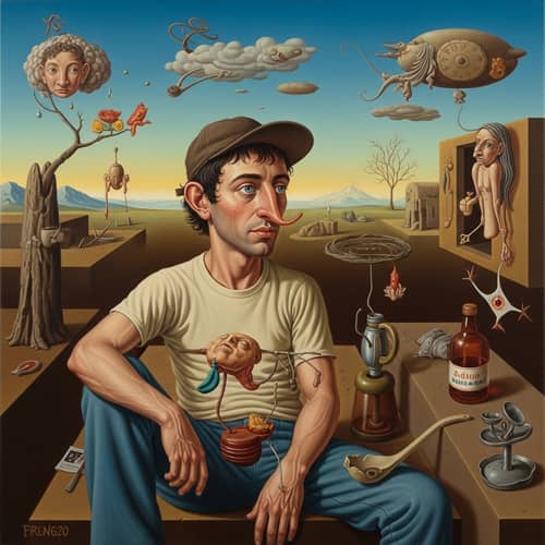 Surrealistic Oil Painting | Early Surrealism Inspired Artwork