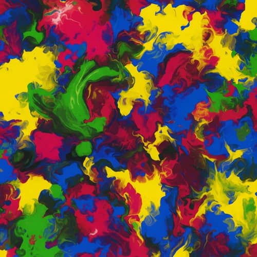 Vibrant Abstract Art | Energetic Colorful Scene