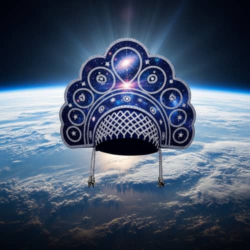 Cosmic Kokoshnik: Beautiful Headdress in Space