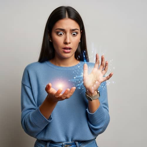 Hispanic Woman Manifests Mystical Energy | Emotions Captured