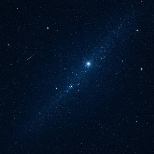 Starry Dark Blue Background - Cosmic Serenity