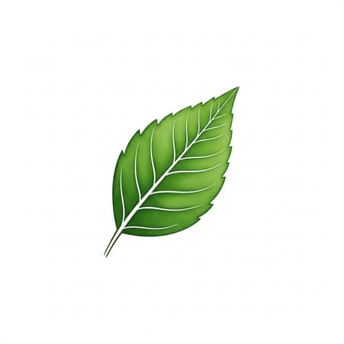Eco-Friendly Abstract Logo with Green Leaf Design