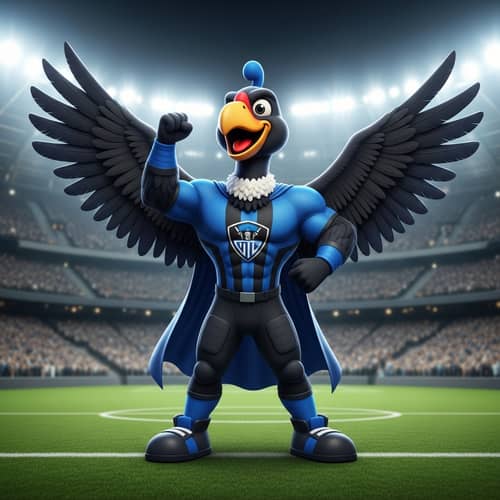 Independiente del Valle's Energetic Condor Mascot
