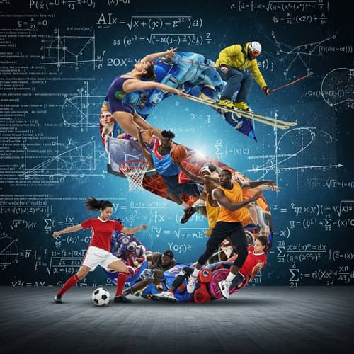 S Sports and Artificial Intelligence Fusion | Visual Metaphor