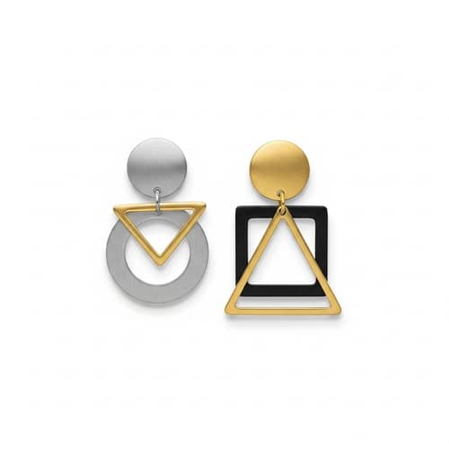 80s Postminimalism Inspired Earrings | Geometric Shape Design
