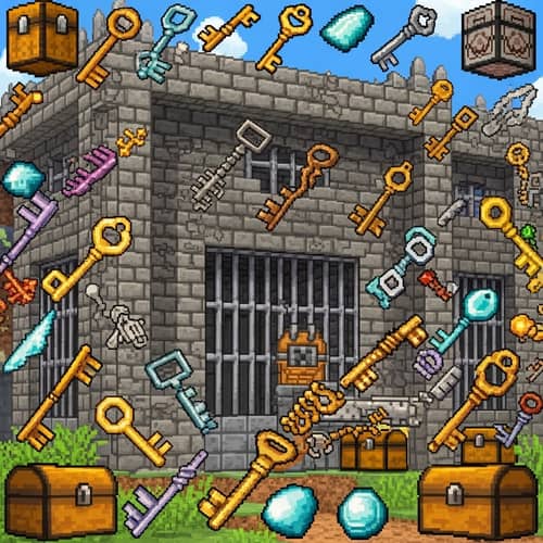 Minecraft Prison: Explore Keys & Treasure Chests