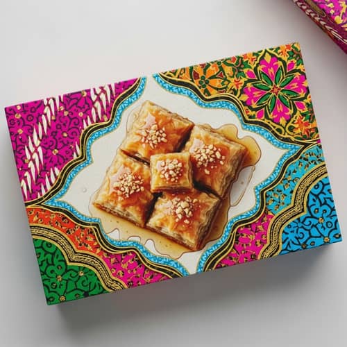 Colorful & Vibrant Baklava Packaging Design Inspired by Indonesia