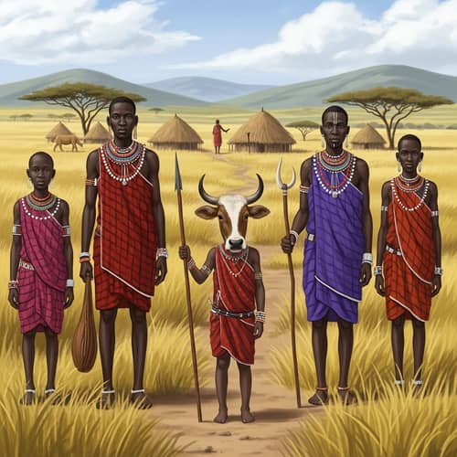 Maasai Tribe - Tale of the Boy with a Cow Head