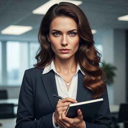 Powerful Woman | Resilient & Professional Leader in Business Suit