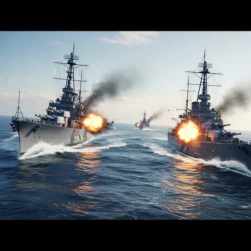 Naval Conflict: Taiwanese vs Chinese Armies at Sea
