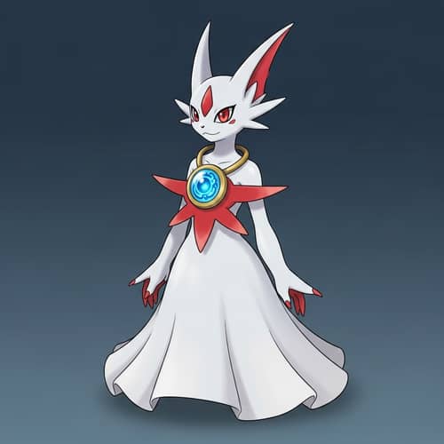Mythical Creature with Magical Energy Source - Gardevoir Inspiration