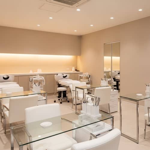 Minimalist Beauty Institute: Elegance & Tranquility