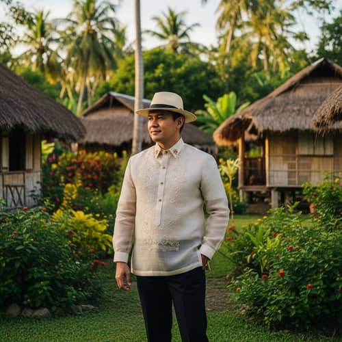 Traditional Filipino Outfit | Local Culture Portrait