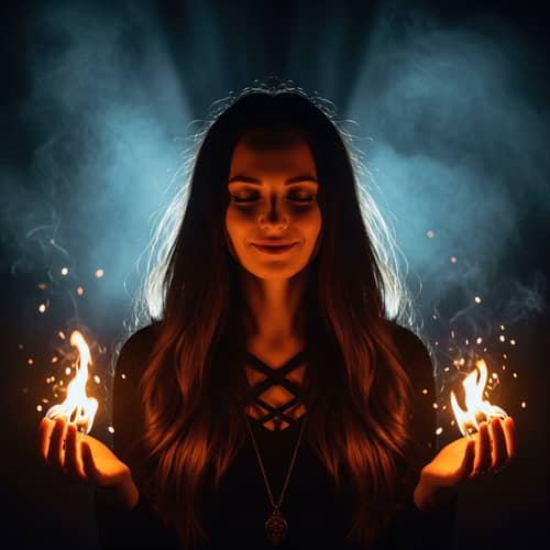 Enchanting Sorceress with Mysterious Beauty | Intricate Details