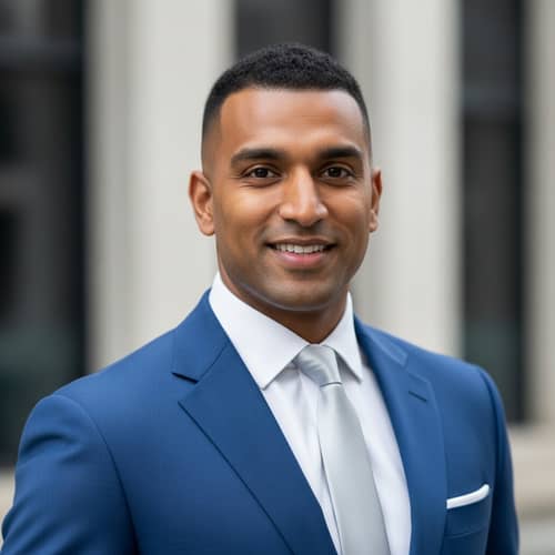 Stylish South Asian Male in Suit Smiling - Trendy Fashion Look