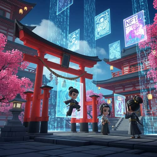 Digital Space Game: Japanese Culture & Blockchain Fusion