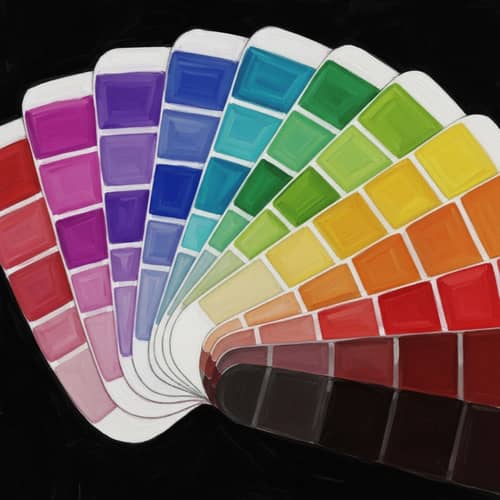 Vintage Style Digital Painting | Color Palette Illusion