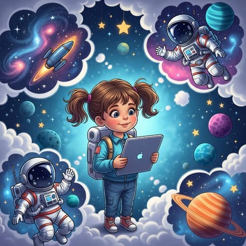 Dreaming of Space: A Little Astronaut's Adventure