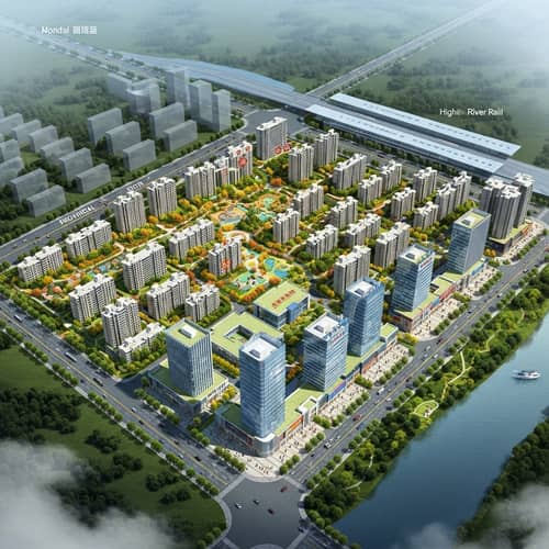 Comprehensive Plan for a 1200-Acre Modern Industrial City