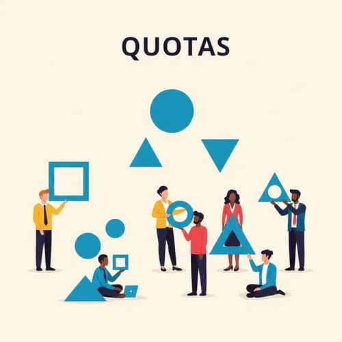 Diverse Quotas Representation | Geometric Shapes & People