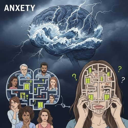 Anxiety in Mental Health: Symbolic Visual Representation for Understanding