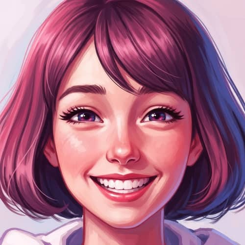 Mahiru Shiina | Vibrant Close-Up Portrait with Anime Aesthetics