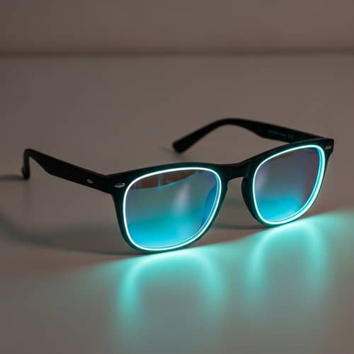 X-Ray Sunglasses: Visually Striking Shades with Ethereal Glow