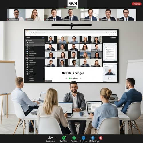 Virtual BNI Chapter Meeting with Professionals from Technology, Healthcare, Finance, and Education
