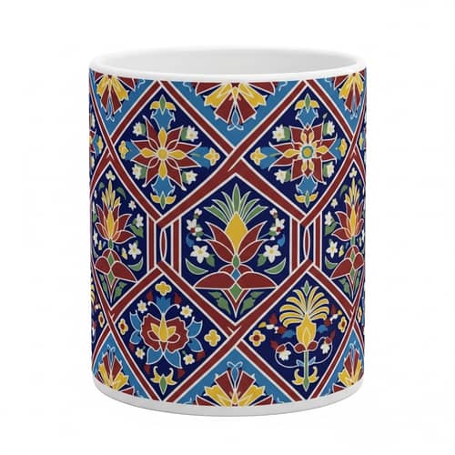 Qatifi Inspired Ceramic Mug Design