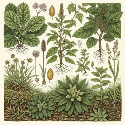 Detailed Plant Identification | Naturalistic Style
