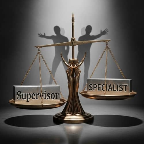 Supervisor vs. Specialist Balance Scale: Understanding External Factors