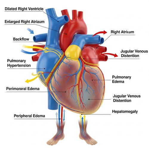 Understanding Right-Sided Heart Failure and Its Effects on Circulation