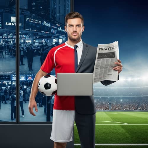 Caucasian Male: Soccer Player & Investor Lifestyle Displayed