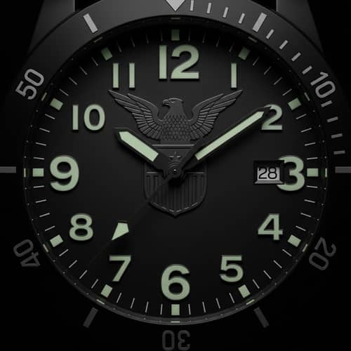 Israeli Military Watch Face with Mossad Symbol