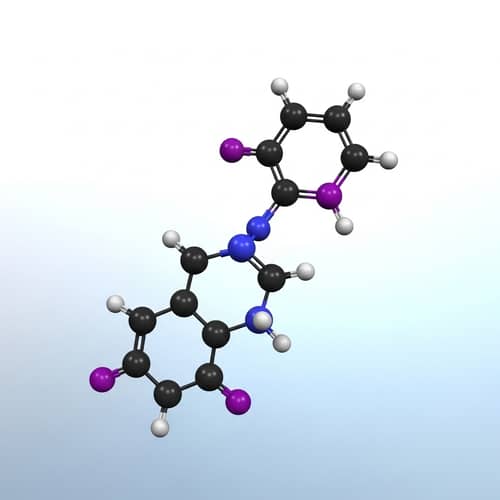 Detailed Molecular Structure of Benzene Compound - Aesthetic Illustration
