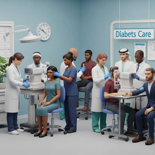 Diabetes Clinic for Vision & Hearing Check | Diverse Patient Care