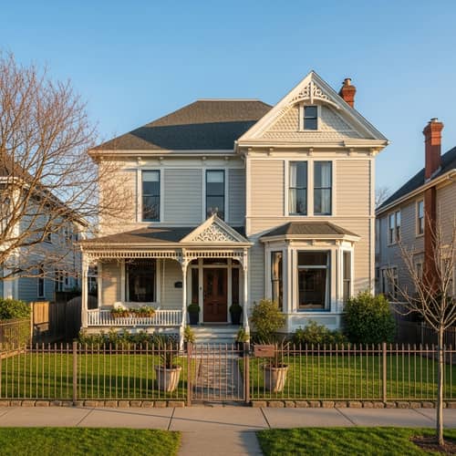Beautiful Victorian Style House on Tranquil Residential Street