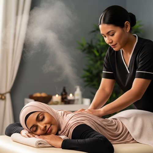 Serene Spa Experience for Muslim Woman | Tranquil Massage Therapy