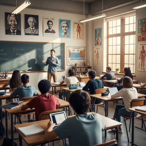 Diverse Classroom Learning: Educational Setting with Mixed Students