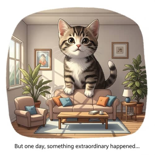 Extraordinary Growth: Giant Kitten Surprises All