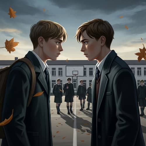 Emotional Farewell of Hans and Konradin in a Dark Era