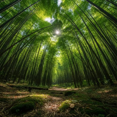 Lush Bamboo Jungle | Nature's Beauty in Greenery