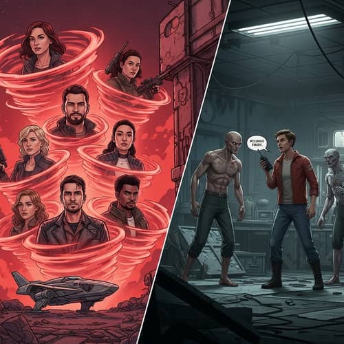 Survival Struggle: Specialists vs. Mutants in Abandoned Outpost