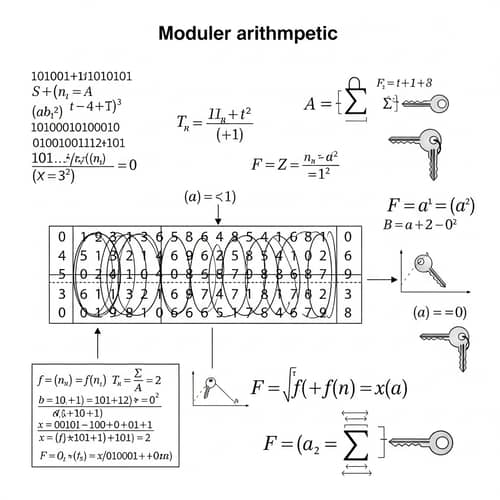 Modular Arithmetic for Data Encryption: Advanced Lock System